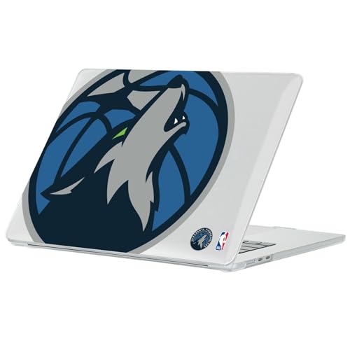 Coque MacBook Air 13.6" Minnesota Timberwolves rigide transparente