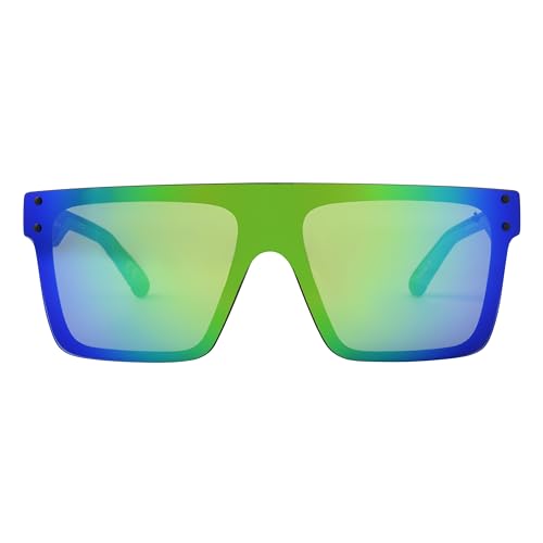 Ironman Men's Ocean Sunglasses Shield, White, 135 mm2