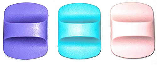 Bay State Importers (3 Pack) Magnetic Slider Replacements - Compatible/Universal Replacement for Sliding Lids/Tumblers (Pink, Teal, Purple)