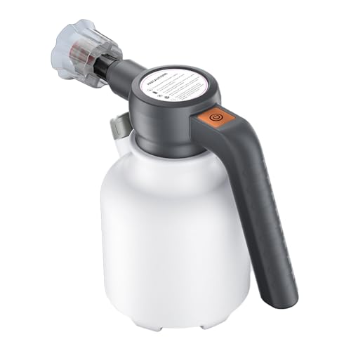 Pulverizador De Espuma Eléctrico – De Alta Presión Recargable De 2 L | Herramienta De Limpieza Automática | Dispensador De Jabón De Alta Presión, Bomba De Espuma Portátil, De Diseño