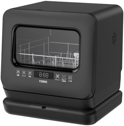 Amazon.co.jp: VIBMI 食洗機 工事不要 1-3人用 食器洗い乾燥機 