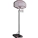 Yaheetech Canestro Basket Esterno Portatile Altezza Regolabile 304 – 353 cm Pallacanestro da Camera Interno con Tabellone Rosso
