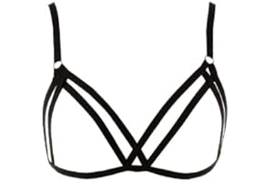 Women Adjustable Lace Harness Bralette