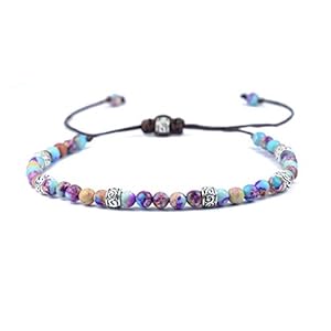 ZOSOJONA Boho Handmade Natural Stone Wrap Bracelets Turquoises Crystal Beads Bracelet Jewelry