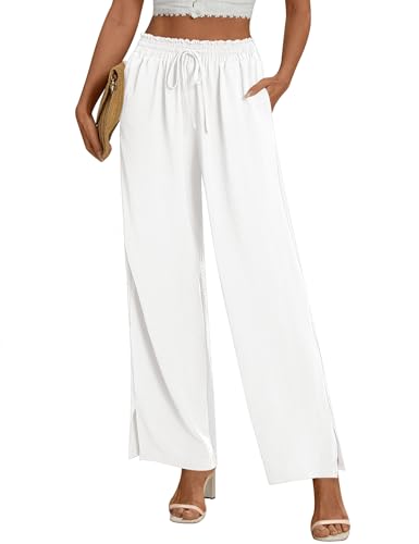 EFFAN Sommerhose Damen Leicht Elastische hohe...