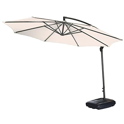 Earnmore Giardino Ombrellone Sostituzione Copertura (2m/3m, 6/8 Braccia) | Telo di Ricambio con Protezione Solare per Piscina, Terrazza, Esterni