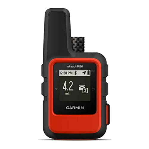 Garmin 010-01879-00 InReach Mini, Lightweight and Compact Satellite Communicator, Orange