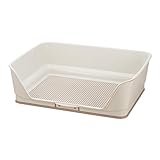 リッチェル お掃除簡単ステップ壁付トイレ アイボリー ワイド