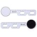 Ezyaid Rosenbaum Pocket Eye Chart with PD Ruler and Eye Occluder, Eye Test Chart Combo Kit for Near Vision Test, Visual Acuity Exam and PD Measurement (14 Inches from Viewer)