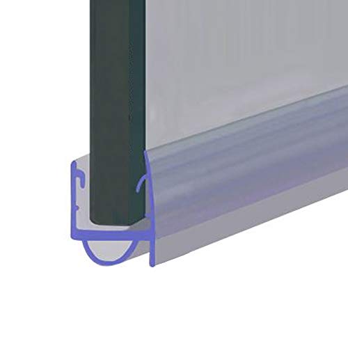 Shower Seal for Screens, Doors or Panels | Fits 4, 5 or 6mm Glass | Round Bubble Shape Seals Gaps of Up to 3mm | 80cm, 90cm, 140cm or 2m Long | SEAL053 (90cm)