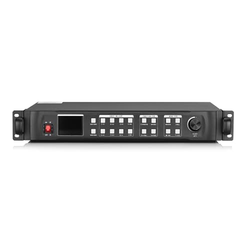 Kystar Full-Color HD LED Multi-Window Video Processor, 2560×1536@60Hz Matrix 1x2 Video Wall Controller- U2