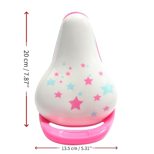 Avasta Kids Bike Seat Bicycle Saddle For Girls & Boys With Parent Handle, Kids Bike Accessories Fit For 12 14 16 18 20 Inch Bike Pink #TOP3