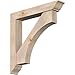 Ekena Millwork BKT0806X46X46WTL01SDF Westlake Traditional Smooth Bracket w/Offset Brace, Douglas Fir