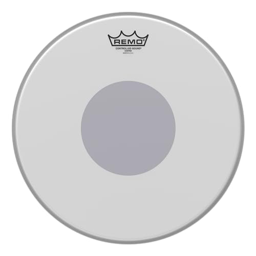 Remo Controlled Sound Coated Drum Head with Reverse Black Dot - 14 Inch