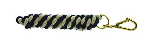Hy Two Tone Twisted Lead Rope(Navy/Cream, )