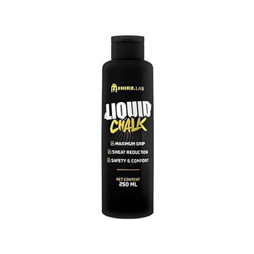 #HIRO.LAB Tiza líquida, 250 ml, magnesio líquido premium para entrenamiento de fuerza, escalada y mejor agarre deportivo
