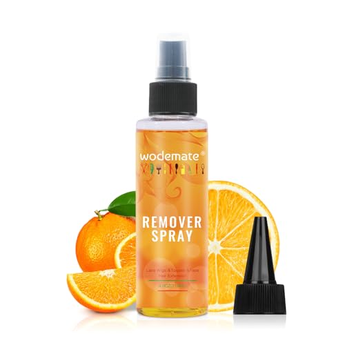 wodemate Tape in Hair Extension Remover 118ml, Lace Hair Glue Remover Spray for Front Lace Wig, Adhesive Removes Fast Acting (Gentle on Skin| Easy to Clean)