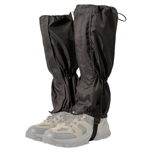 Pavsicgn Gambali Da Trekking Uomo - Gambali Antisporco per Trekking - Idrorepellenti Sicurezza Caccia Copri Caviglia Protezione Scarpe per Corsa Neve Attività Outdoor Sci
