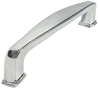 eBuilderDirect 5 Pack Polished Chrome Kitchen Cabinet Drawer Hardware Square Knobs/Handle Pulls 81091 (Square Knob 31mm)
