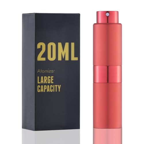 Image of 20ML Perfume Atomizer, 1PCS Travel Cologne Spray Bottle, Mini Empty Sprayer Dispenser (Red)