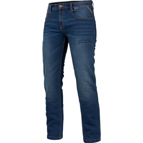WÜRTH MODYF Arbeitsjeans Stretch X - professionelle Arbeitshose für Herren - Arbeitsjeans mit Reißverschluss - in der Größe 52 in Blau