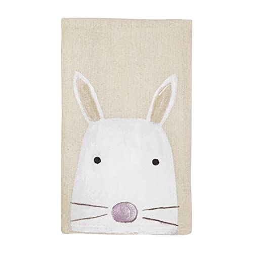Mud Pie Painted Easter Towel, Bunny, 14" X 21" #TOP2