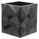 Lurrose 画筆収納ボックス 多機能デスクオーガナイザー ペンホルダー コスメブラシ 文房具収納 学生向け整理用品 炫酷ブラック