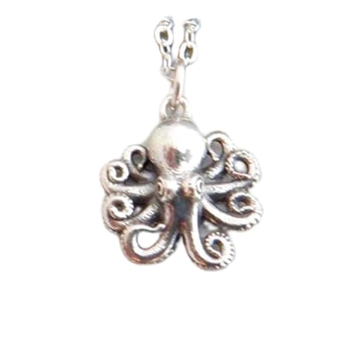 Collier pieuvre argent 925 : un bijou de plage résistant qui ne noircit pas sur la peau