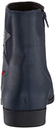 Marc Joseph New York Girl's Kids Leather Made in Brazil Star Ankle Boot3