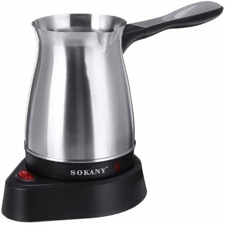 SOKANY SK-214 Coffee Maker on its power base