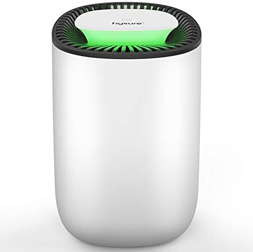 hysure Quiet and Portable Dehumidifier Electric, Deshumidificador, Home Dehumidifier for Bathroom, Crawl Space, Bedroom, RV, Baby Room (600ml)