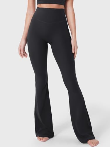 YEOREO Baverly Workout Flare Leggings for Women, 32" Hidden Scrunch Gym Yoga Pants High Waisted Casual Leggings2
