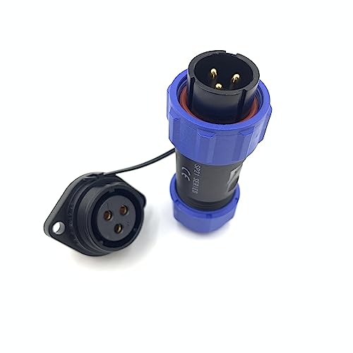 Spina di collegamento per aeronautica SP21 3 poli