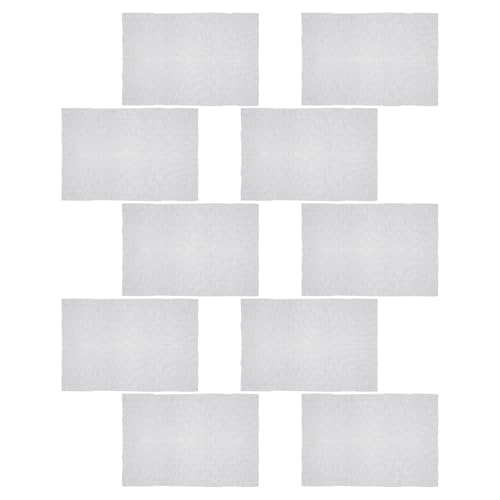 VICASKY 10 Stück Pflanztopf Netze Drainagematten für Bonsai 11,8x7,8 Zoll Wasserdurchlässiges Netzgewebe Witterungsbeständig Pflanzgefäß Zubehör zur Staunässe Vermeidung