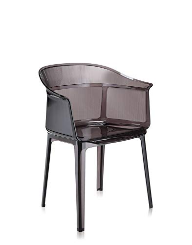 Kartell Papyrus Sedia, Fume Marrone, Set da 2