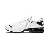 PUMA Men's Viz Runner Cross-Trainer, White/Black 9.5