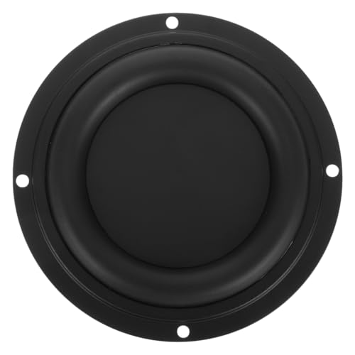 Gatuida Speaker Diaphragm Plate 4 Inch Bass Loudspeaker Passive Radiator Diaphragm Rubber Vibration Plate for Subwoofer Car Speaker Vibration Membrane Replacement