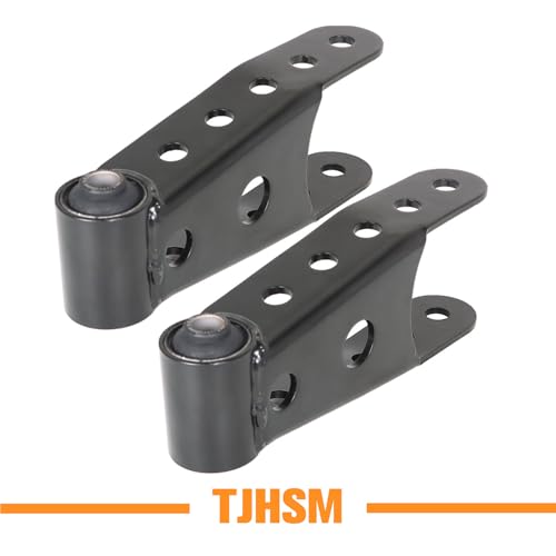 TJHSM 2-Pack Black Lowering Shackle Belltech Rear Kit 6400 Replacement for 1997-2003 - Thumbnail 5