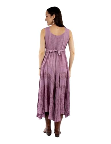 Image of Scully Western Dress Womens Full Length Sleeveless M Dusk F0 HC118