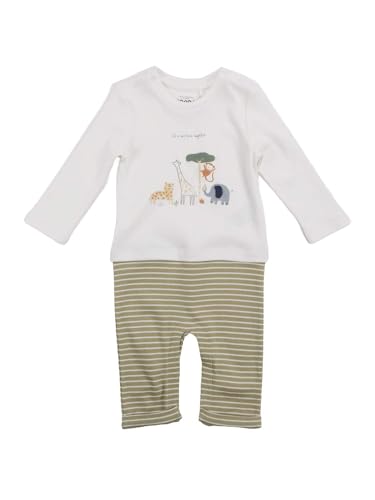 Combinaisons Losan Blanc pour habiller facilement bébé 9-12 mois sans irritation