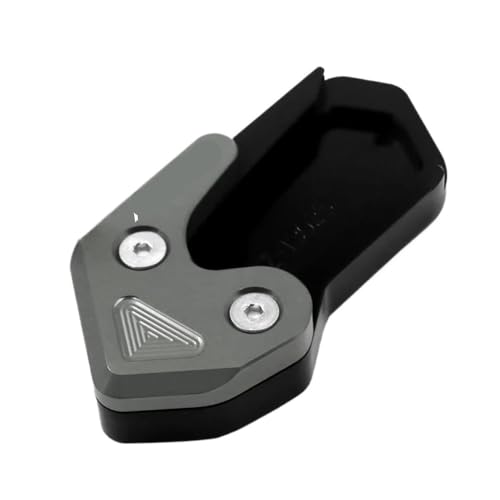 Plaque pied support latéral agrandisseur AK550 sécurise le béquillage des motos lourdes