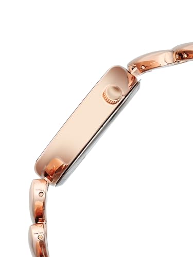 Image of Fastrack Vyb Successor with Quartz Analog Pink Dial Rose Gold Alloy Strap Watch for Girls - FV60120WM01W