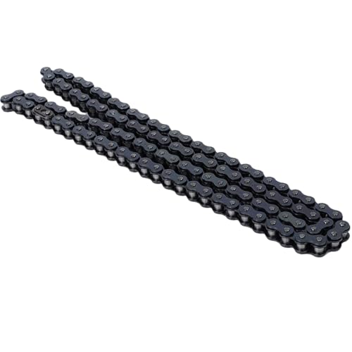 Orivin Cadena 428 108 izquierda de repuesto para 50cc, 110cc, 125cc, 250cc, ATV, Quad, Pit Dirt Bike, Go Kart, cadena de metal para motocicleta, negra, 0,786 g
