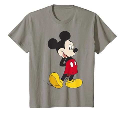 Disney Mickey And Friends Mickey Mouse Traditional Portrait T-Shirt, Enfant, Ardoise, 2 ans