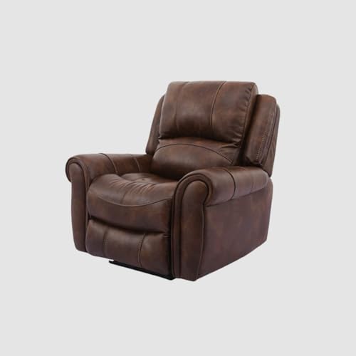 Image of Torque - Romio 1 Seater Leatherette Manual Recliner | Recliner Sofa /Chair for Living Room, Bedroom, Office | 1 Year Warranty - Brown