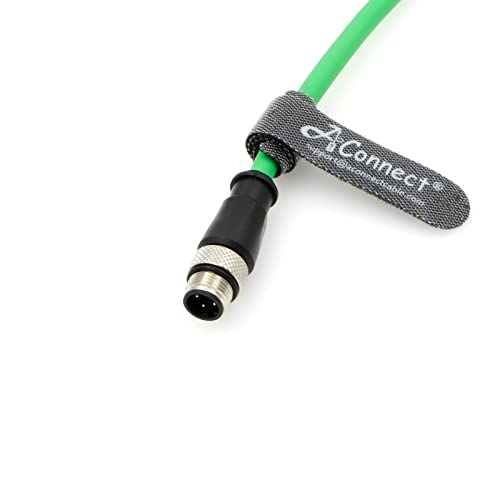 Cable Ethernet M12 D-Code 2 m con RJ45 Verde miniatura 4