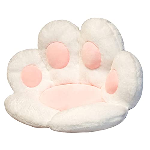 Coussin de sol patte de chat en peluche, cadeau mignon pour la maison