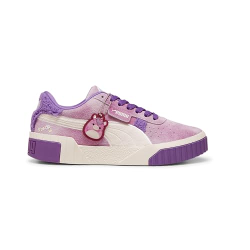 PUMA Kids Girls Cali Lola X Squish Perforated Lace Up Sneakers Shoes Casual - Pink, Purple