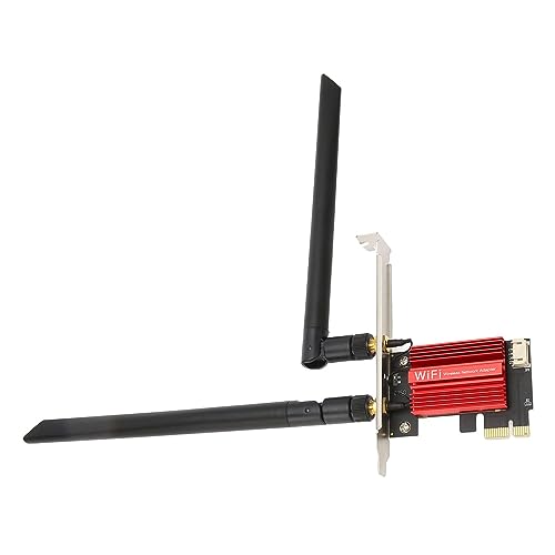 Tarjeta de Red PCIE con 1200Mbps y Bluetooth 4.2 compatible con Windows 7, 8, 10 y 11 miniatura 6