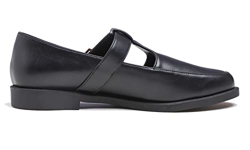 Image of FEVERSOLE Women's Fashion Dress Comfort Low Heel Office Penny Loafer Flats